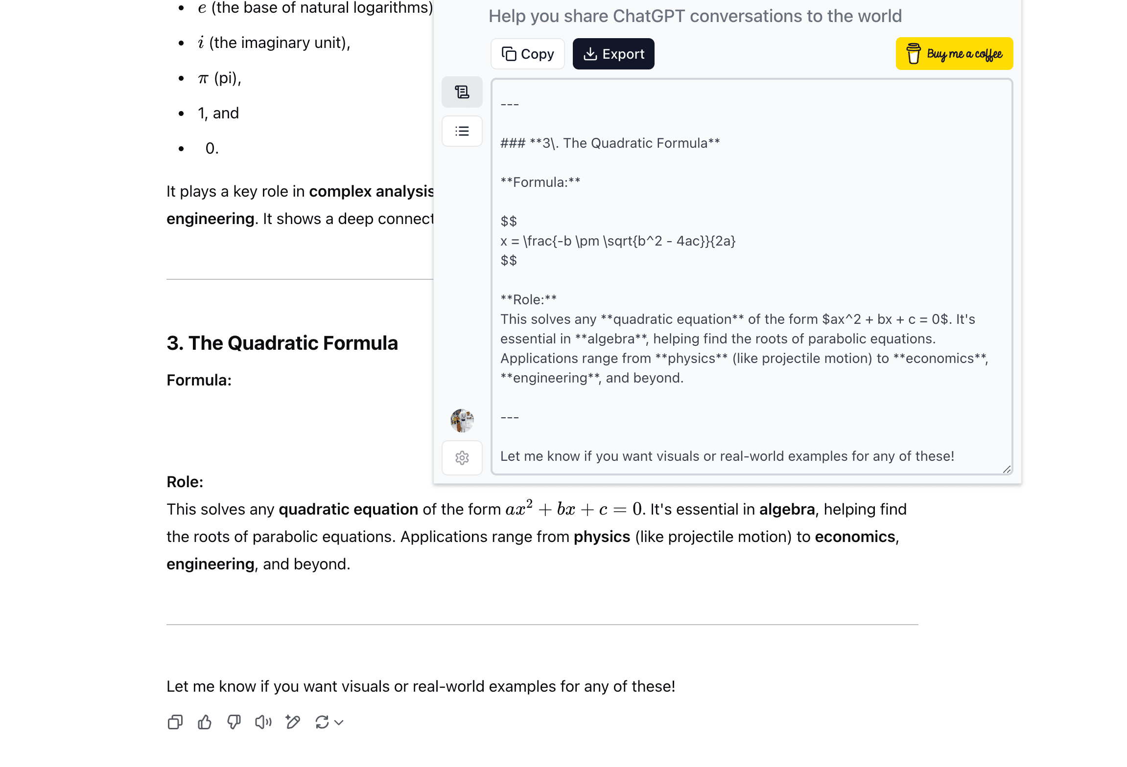 Chatgpt to markdown product screenshot